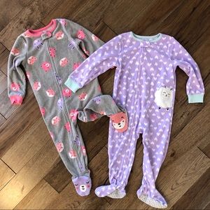 Toddler fleece pajamas NWOT